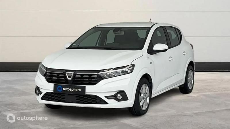 Blanc Utilisé 2022 Dacia Sandero Comfort Berline | 13 499 € (Prix juste) - Image 1/4
