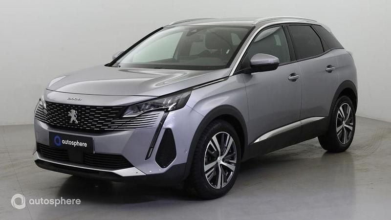 Gris Utilisé 2021 Peugeot 3008 Allure SUV | 17 299 € (Super prix) - Image 1/4