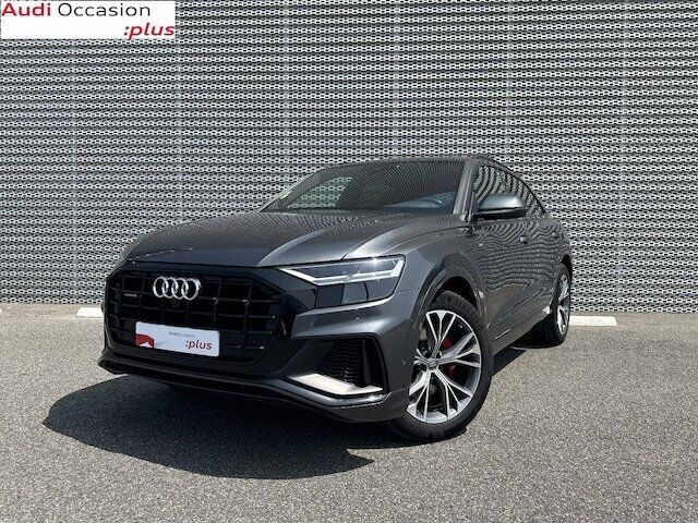 Gris daytona nacré Utilisé 2019 Audi Q8 S-Line SUV | 59 990 € (Prix juste) - Image 1/4