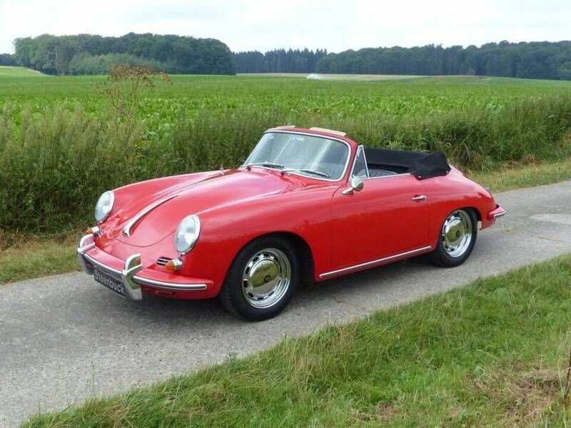 Rouge Utilisé 1964 Porsche 356 Cabriolet | 133 000 € - Image 1/4