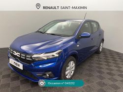 Bleu Utilisé 2023 Dacia Sandero Expression Citadine | 13 990 € (Bon prix)
