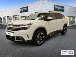 Blanc Utilisé 2021 Citroën C5 Aircross Shine SUV | 17 990 € (Prix juste)