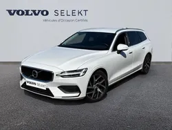 Blanc glace Utilisé 2021 Volvo V60 Business Edition Break | 27 489 € (Bon prix)