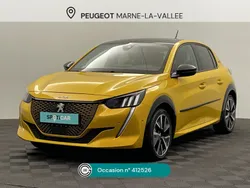 Jaune Utilisé 2022 Peugeot e-208 GT Citadine | 18 980 € (Prix juste)