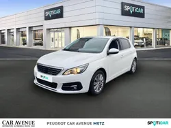 Blanc nacré Utilisé 2021 Peugeot 308 Allure Berline | 12 590 € (Bon prix)