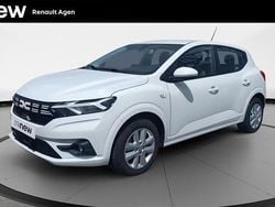 Blanc Utilisé 2023 Dacia Sandero Expression Citadine | 13 490 € (Prix juste)