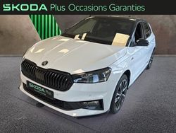 Blanc lune métallisé (color concept) Utilisé 2025 Skoda Fabia Monte Carlo Berline | 22 390 € (Prix cher)