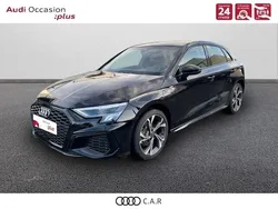 Noir mythe métallisé Utilisé 2023 Audi A3 Sportback e-tron S-Line Berline | 36 900 € (Prix assez cher)