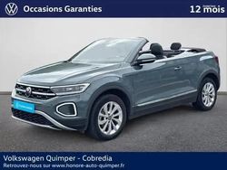 Bleu pétrole métallisée, capote noire Utilisé 2023 VW T-Roc Cabriolet Style Cabriolet | 24 990 €