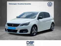 Blanc Utilisé 2019 Peugeot 308 GT-line Berline | 13 999 € (Prix juste)