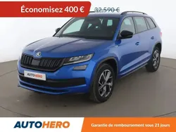 Bleu Utilisé 2020 Skoda Kodiaq SportLine SUV | 31 490 € (Prix juste)