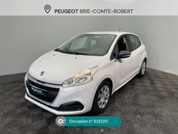 Blanc Utilisé 2018 Peugeot 208 Citadine | 6 980 € (Bon prix)