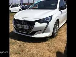 Blanc Utilisé 2022 Peugeot 208 Active Citadine | 10 999 € (Bon prix)