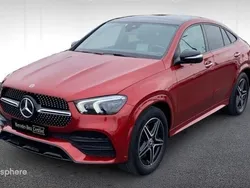 Rouge Utilisé 2022 Mercedes GLE350 AMG line Coupé | 73 590 € (Prix assez cher)