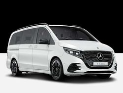 Blanc Nouvelle 2025 Mercedes V300 AMG line Monospace | 97 938 €