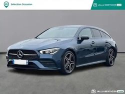 Bleu denim métallisé Utilisé 2021 Mercedes CLA200 Shooting Brake AMG line Break | 28 960 €