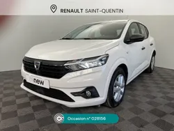 Blanc Utilisé 2021 Dacia Sandero Essentiel Citadine | 10 990 € (Prix juste)
