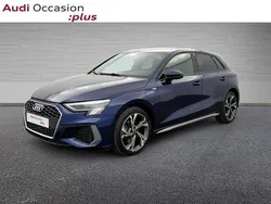Bleu navarre métallisé Utilisé 2024 Audi A3 Sportback e-tron S-Line Berline | 35 990 € (Prix juste)