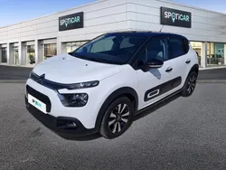 Blanc banquise (o) noir perla nera Utilisé 2023 Citroën C3 PureTech Citadine | 13 999 € (Prix juste)