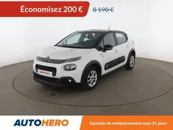 Blanc Utilisé 2019 Citroën C3 PureTech Citadine | 7 990 € (Prix juste)