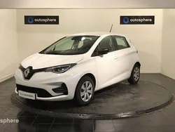 Blanc glacier Utilisé 2021 Renault Zoe Life Citadine | 12 499 € (Bon prix)