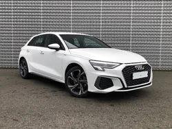 Blanc ibis Utilisé 2024 Audi A3 S-Line | 35 490 € (Prix juste)