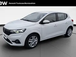 Blanc Utilisé 2021 Dacia Sandero Comfort Citadine | 11 250 € (Prix juste)