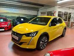 Jaune Utilisé 2021 Peugeot e-208 GT-line Citadine | 13 990 € (Prix juste)