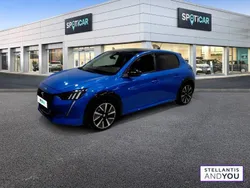Bleu Utilisé 2021 Peugeot e-208 GT Citadine | 18 490 € (Prix juste)