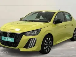 Jaune Utilisé 2024 Peugeot 208 Active Citadine | 16 299 € (Prix juste)