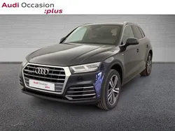 Bleu lunaire Utilisé 2019 Audi Q5 S-Line SUV | 34 900 € (Prix juste)