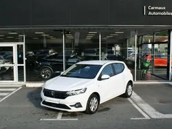 Blanc Utilisé 2022 Dacia Sandero Comfort Citadine | 12 589 € (Prix juste)