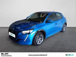 Bleu Utilisé 2021 Peugeot e-208 Business-Line Citadine | 15 790 € (Prix juste)
