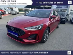 Rouge Utilisé 2024 Ford Focus ST-Line X | 26 990 € (Prix assez cher)