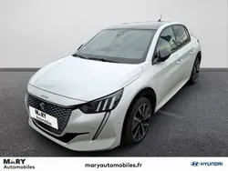 Blanc Utilisé 2021 Peugeot e-208 GT Citadine | 18 290 € (Prix assez cher)