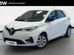 Blanc Utilisé 2021 Renault Zoe Business Citadine | 15 790 € (Prix assez cher)