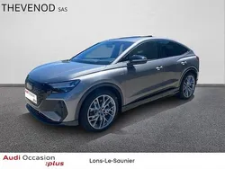 Gris typhon métallisé Utilisé 2024 Audi Q4 Sportback e-tron Design SUV | 57 900 €