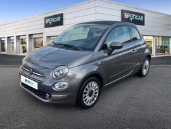 Gris Occasion 2019 Fiat 500 Lounge Cabriolet | 9 990 € (Prix juste)
