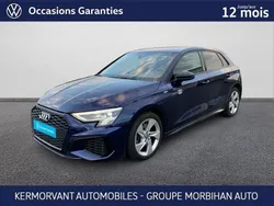 Bleu Utilisé 2020 Audi A3 Sportback S-Line Berline | 31 990 € (Prix juste)