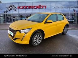 Jaune clair Occasion 2020 Peugeot e-208 Allure Citadine | 11 490 € (Bon prix)