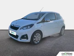 Blanc Utilisé 2020 Peugeot 108 Style Citadine | 8 900 € (Prix juste)