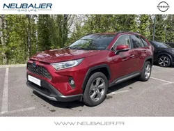 Rouge Utilisé 2019 Toyota RAV4 Hybrid Lounge SUV | 28 890 € (Prix assez cher)