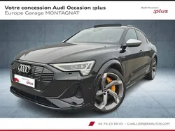 Noir mythic métallisé Utilisé 2021 Audi e-tron Sport SUV | 49 990 € (Prix assez cher)