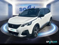 Blanc Utilisé 2019 Peugeot 5008 GT-line Monospace | 18 990 € (Prix juste)