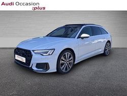 Blanc glacier métallisé Utilisé 2024 Audi A6 S-Line Break | 46 988 €