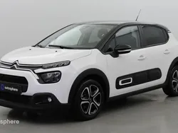 Blanc banquise (o) Utilisé 2021 Citroën C3 Feel Citadine | 9 999 € (Bon prix)