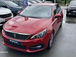 Rouge elixir (s) Utilisé 2021 Peugeot 308 Allure Berline | 17 399 € (Bon prix)