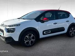 Blanc Utilisé 2022 Citroën C3 PureTech Citadine | 14 770 € (Prix juste)