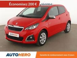 Rouge Utilisé 2021 Peugeot 108 Style Citadine | 10 390 € (Prix juste)