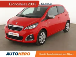 Rouge Utilisé 2021 Peugeot 108 Style Citadine | 10 390 € (Prix juste)